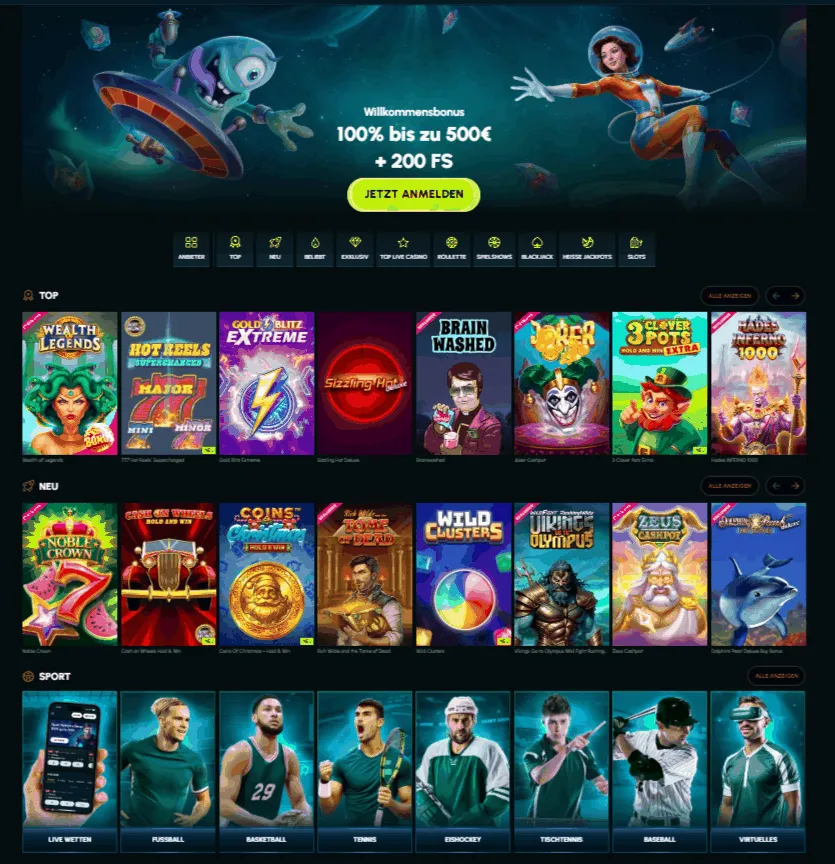 Slotexo Casino Startseite Slotexo Casino Banner